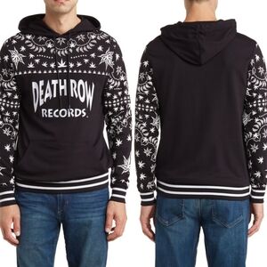 DEATH ROW Kushdana Paisley Graphic‎ Fleece Hoodie NWT
